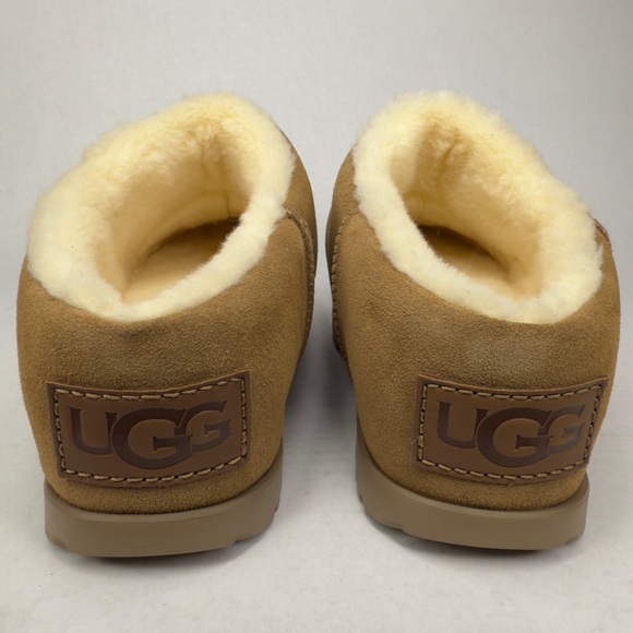 UGG Pumped Slide Chestnut Suede Comfort Womens Slippers Size 9 - Picture 11 of 13